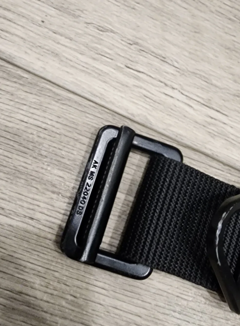 Tactical Black Nylon Belt With Heavy Dutu Buckle